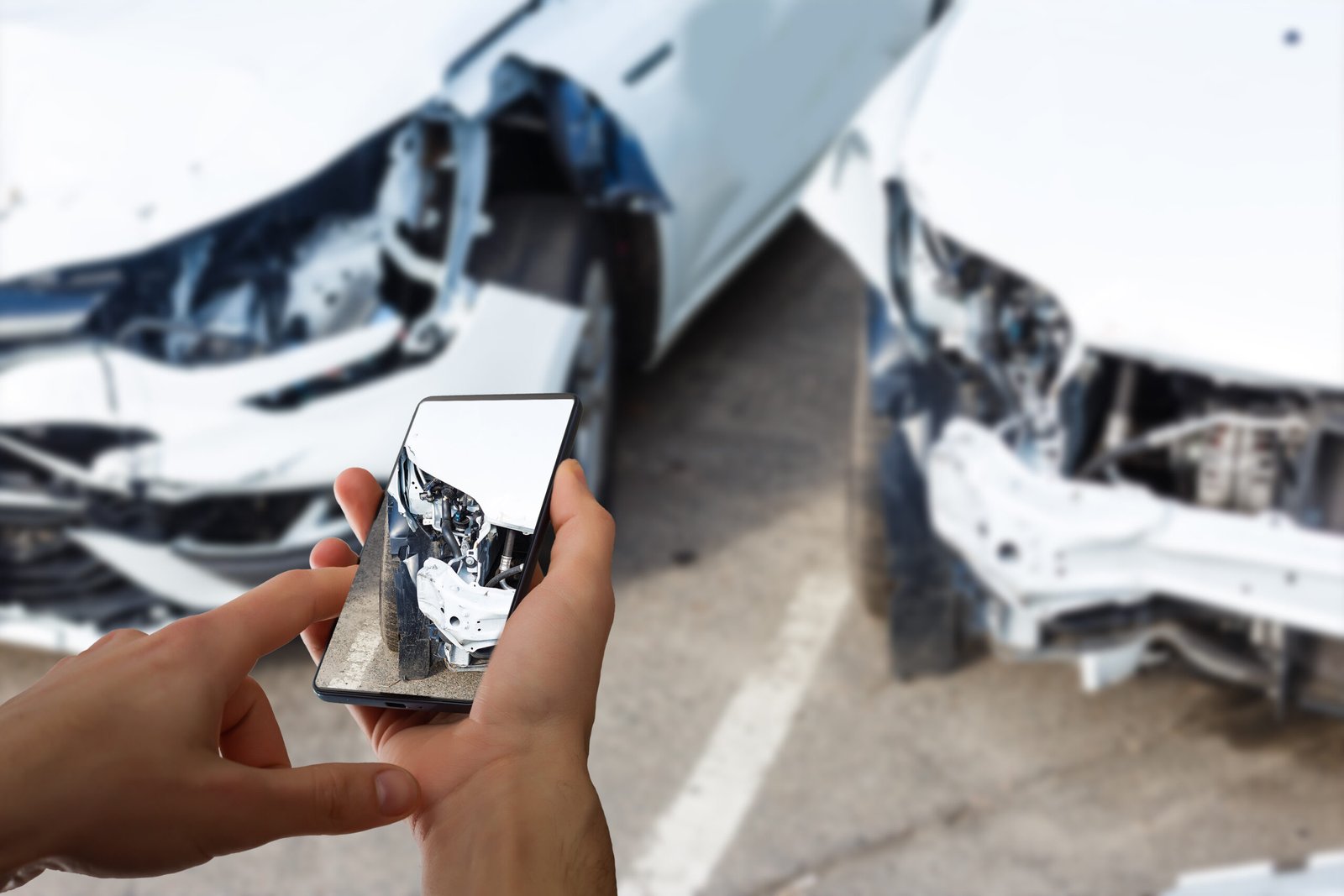 Reporting an insurance claim after motor vehicle accident in Nevada.